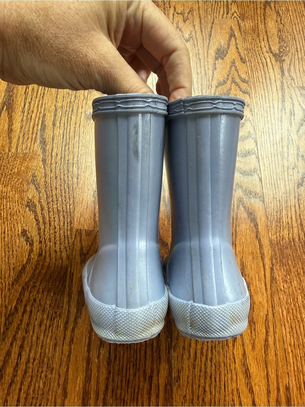 Hunter Kids Rain Boots in Light Lavender Sz 6
